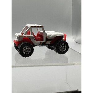 2007 Matchbox MBX‎ Jeep 4x4 White RED MOUNTAIN SAFETY PATROL II 2 PACK Thailand